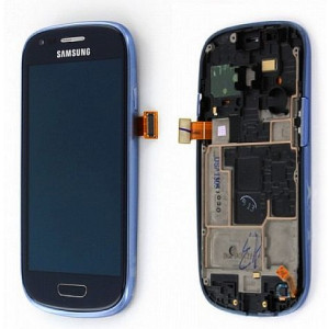 LCD displej + Dotykové sklo Samsung Galaxy S3 mini i8190 modrý SWAP