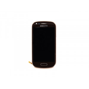 LCD display + Dotyk + predný kryt Samsung i8190 Galaxy S3 mini Brown