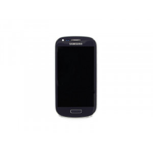 LCD display + Dotyk + predný kryt Samsung i8190 Galaxy S3 mini Titanium Grey
