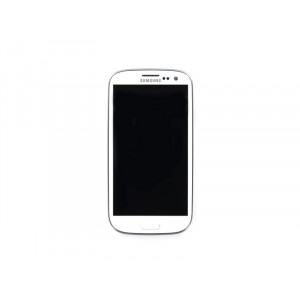 LCD display + dotyk + predný kryt Samsung i9305 Galaxy S3 LTE Onyx White