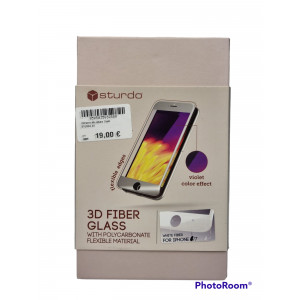 Sturdo ochranné sklo iPhone 7, 3D Fiber, Anti-blue filter, biele