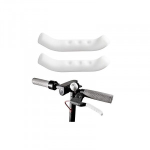 Brake Handle Silicone Bar Grips for Xiaomi Scooter White (OEM)