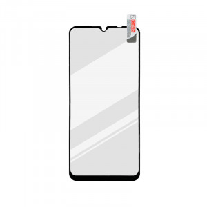 Xiaomi Redmi 9C čierna sklenená fólia Full Glue, Q Sklo