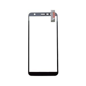 Ochranné Q sklo Samsung Galaxy J4 Plus čierne, fullcover, 0.33 mm