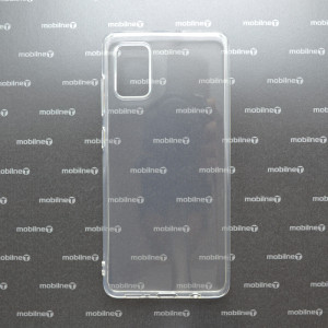 Silikónové puzdro Samsung Galaxy A71 priehľadné, nelepivé